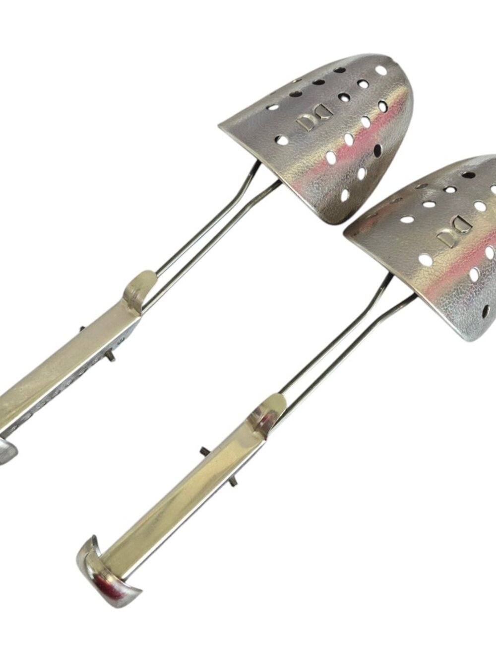 Vintage 1950s EKCO Metal Adjustable Shoe Trees Shoe Stretchers Made in USA